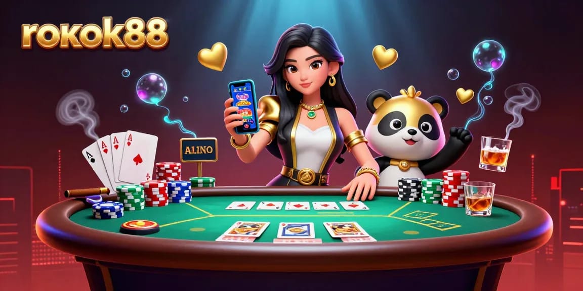 Play rokok88 to win big rewards at a vibrant digital casino with engaging characters and dynamic action.