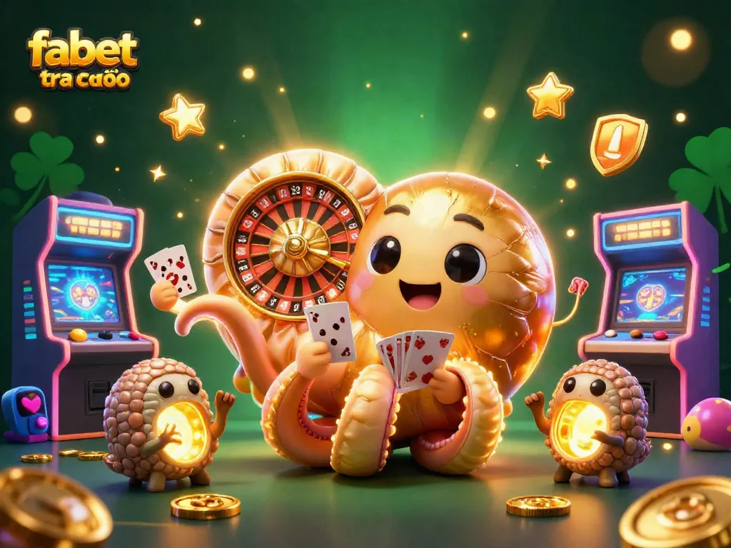 Engage in winning excitement at fabet trang cá cược with a vibrant 3D casino scene.