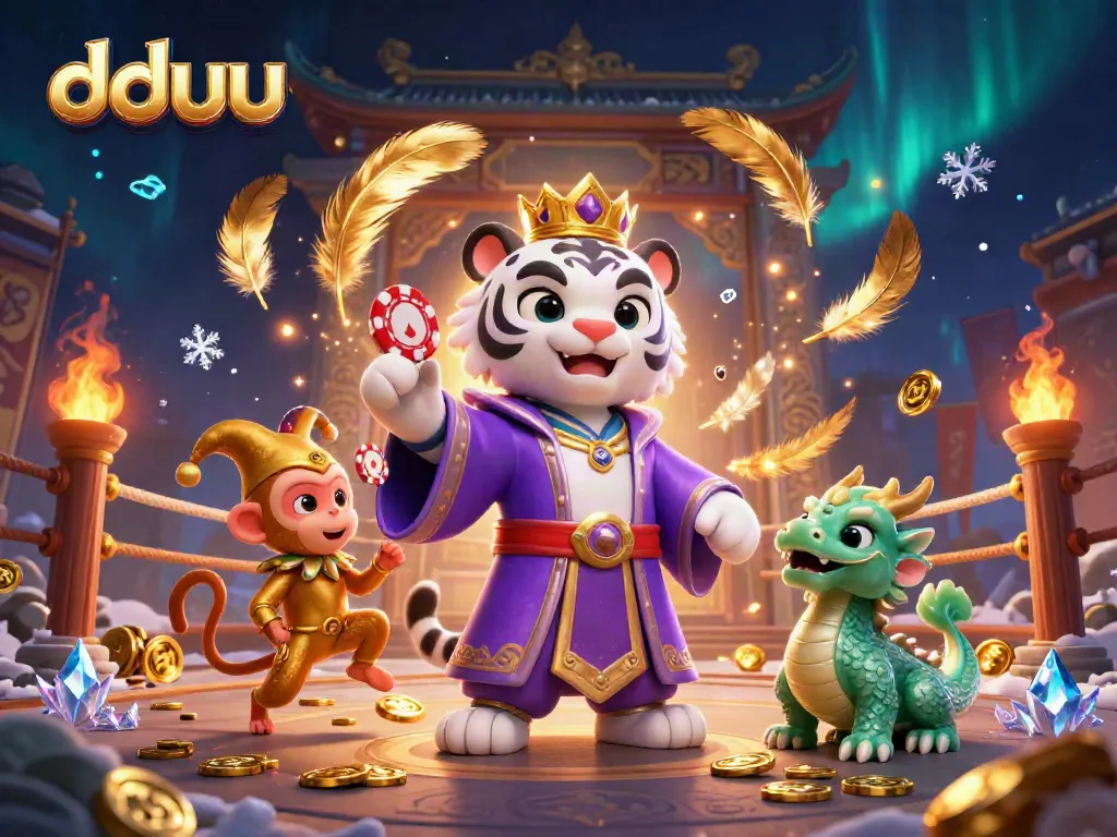 Experience the vibrant energy of dduu as you engage with scenes of gaming excitement and dynamic characters.