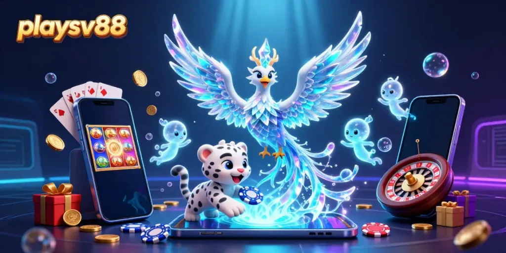 Experience vibrant casino excitement with playsv88's exquisite characters and dynamic gaming elements.