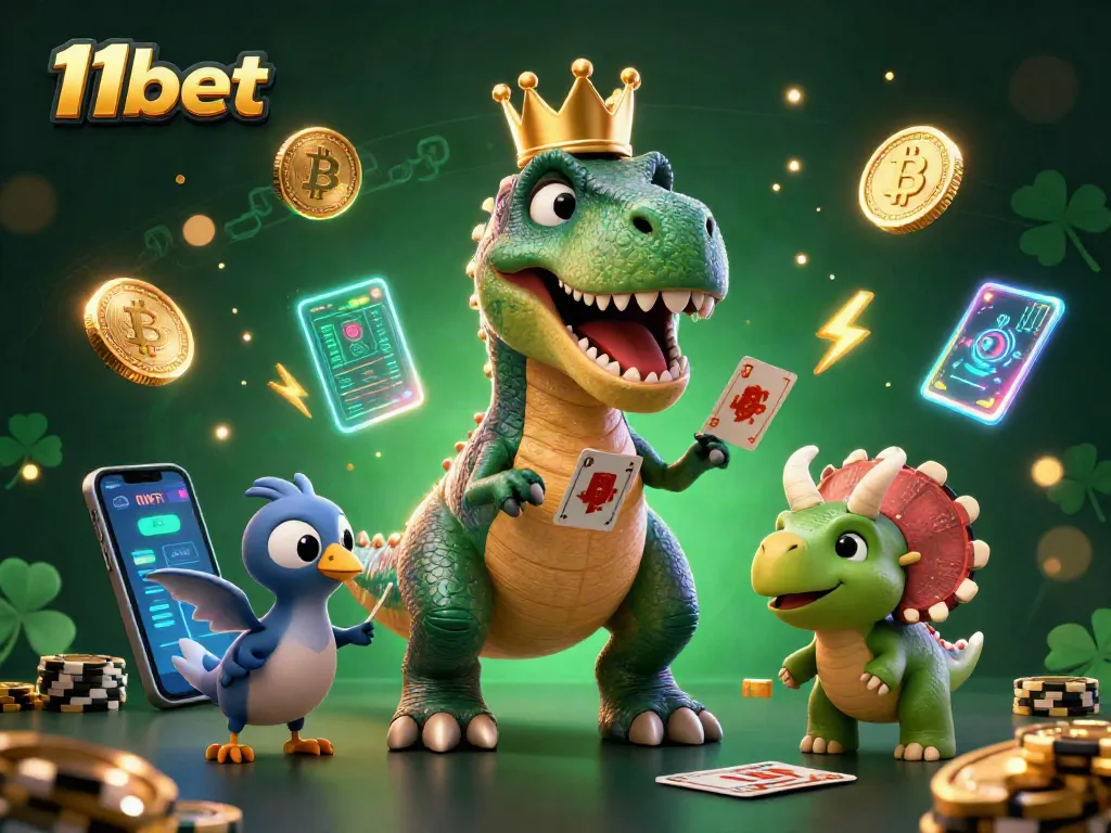 Engage in thrilling gameplay with 11bet showcasing a vibrant casino scene and dynamic characters.