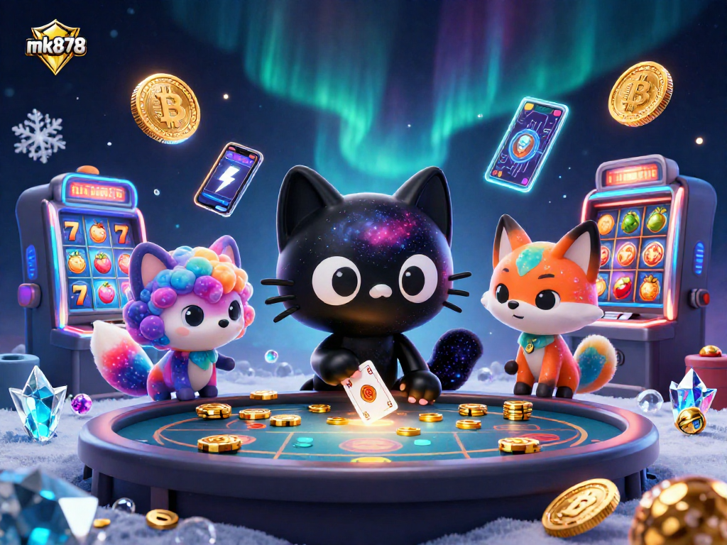 Catch the thrill of mk878 as the black hole cat draws in casino riches with cosmic charm.