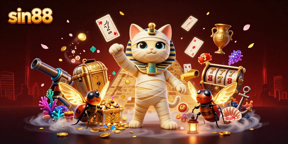 Experience thrilling gameplay at sin88 with Egyptian-themed characters amidst stunning visuals.