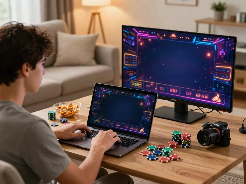 Online gaming experience at https://red88.limited/ with players enjoying casino games and engaging atmosphere.