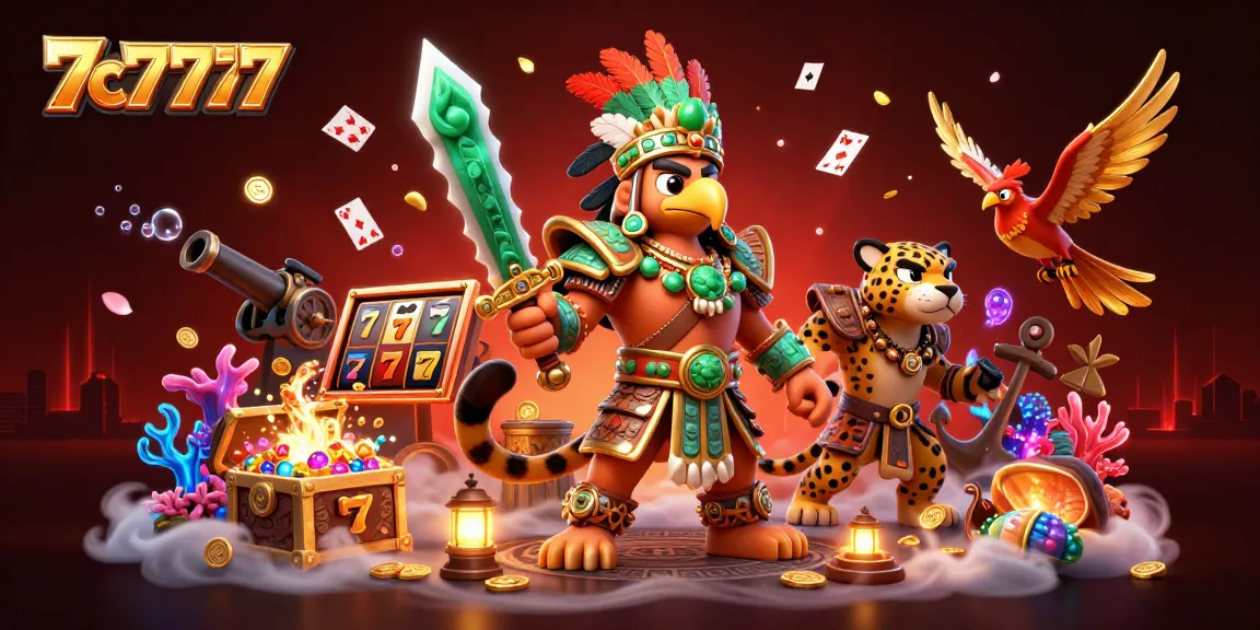 Engage with thrilling slot action at 7c7777 featuring vibrant characters and dynamic casino elements.