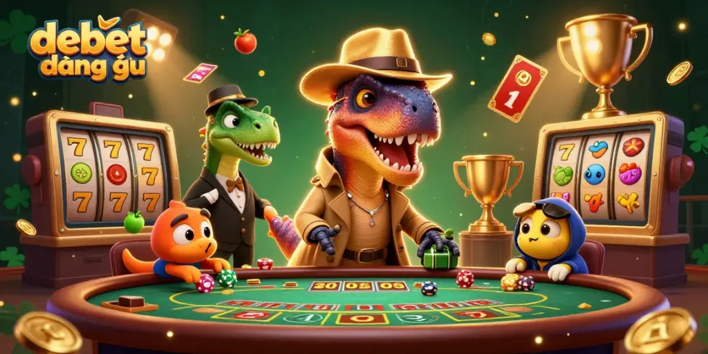 Engage with debet đăng nhập and enjoy thrilling slot adventures with vibrant characters and dynamic casino action.