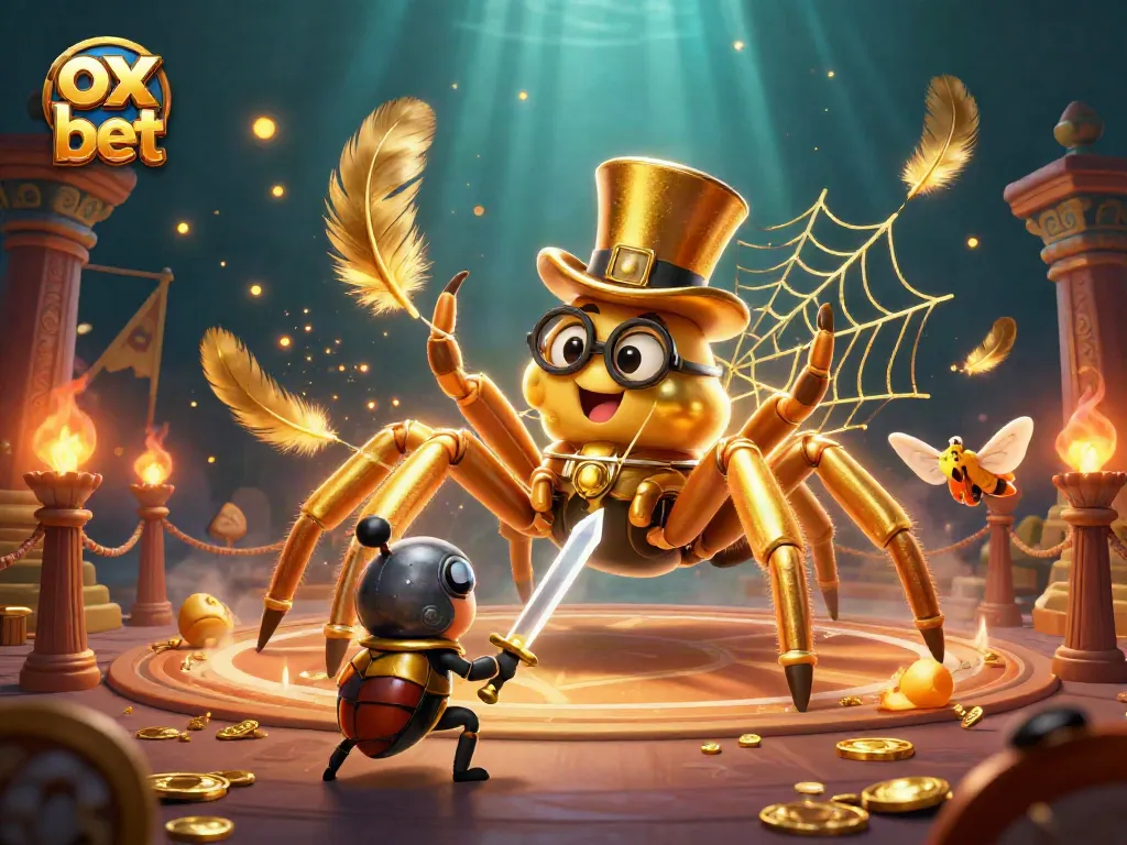 Experience thrilling gaming adventures with ox bet's vibrant casino-themed illustration featuring unique characters.