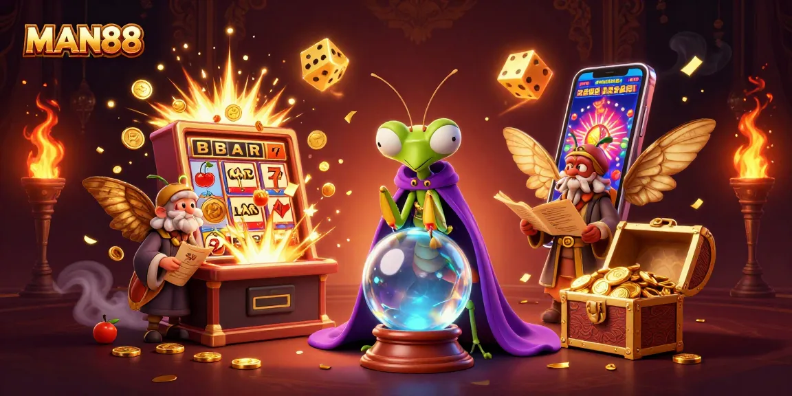 Immerse in the casino magic of MAN88 as a fortune teller reveals game-winning insights.