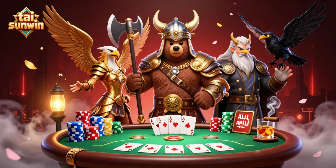 Play the exciting tai sunwin slots with Viking and Valkyrie characters in vibrant 3D illustration.