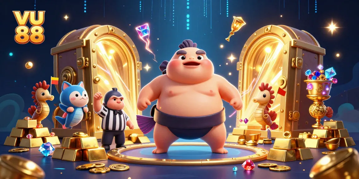 Win big with vu 88 in this vibrant underwater casino adventure featuring dynamic characters and treasures.